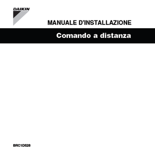 BRC1D528 - EU Remocon Sky air - VRV_4PW23716-1_Installation manuals_Italian download